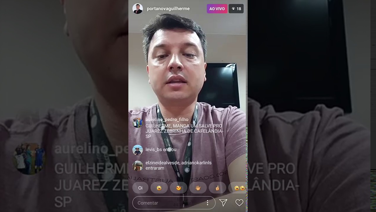 Guilherme Portanova, apresentador da TV Record no DF, saúda Juarez Zebrinha e Aurelino Pedro Filho