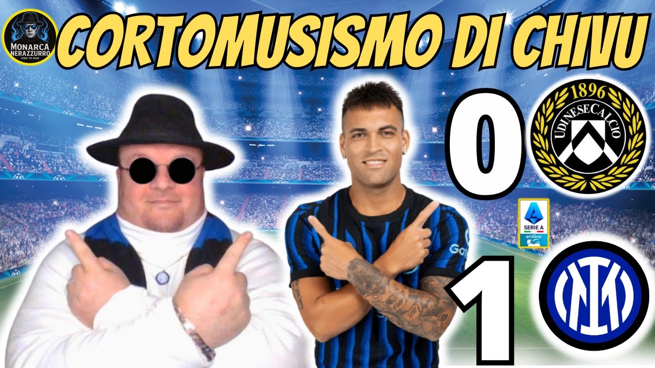 UDINESE-INTER 0-1: COME SEMPRE LA RISOLVE IL CAPITANO, MA NON CI SIAMO, TROPPO CORTOMUSISMO DI CHIVU