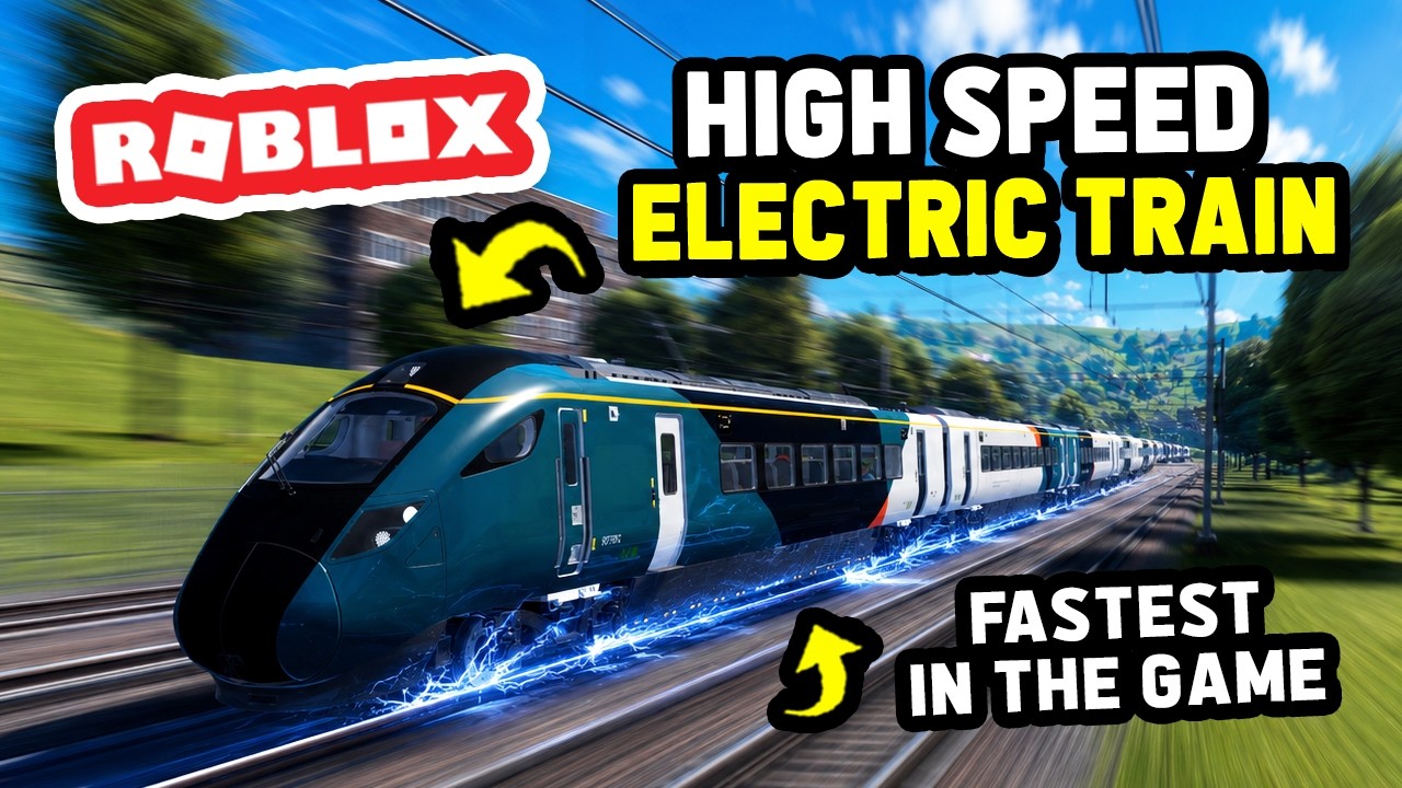 Строю САМЫЙ БЫСТРЫЙ ЭЛЕКТРОПОЕЗД&hellip; ОГРОМНАЯ ОШИБКА! | British Railway (Roblox)