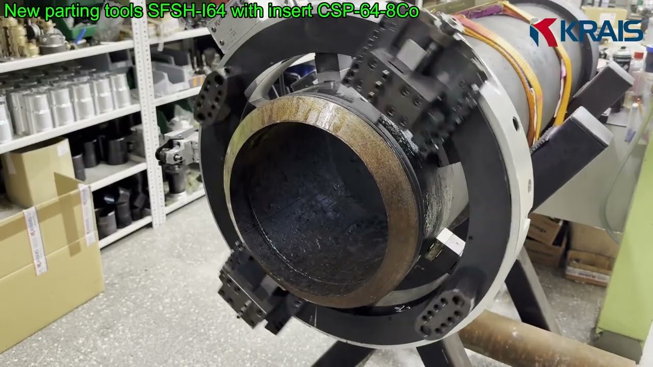 KRAIS new  SFSF Parting Tool for Split Frame Machines | Rigid Clamping + Insert Change in Seconds