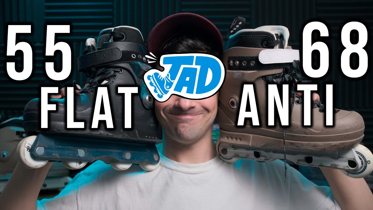 Рамы IQON 68 мм Anti против 55 мм UC Flat THEM Street - JAD Rollerblading