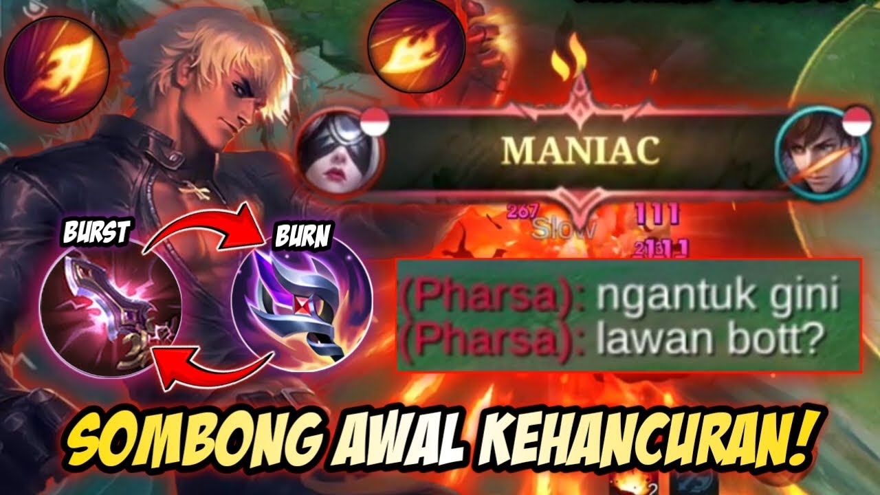 SUMPAH PUAS BANGET! GUSION KU MEMBUNGKAM BACOTAN MUSUH SAMPE DIA MALU🤫| GUSION FASTHAND COMBO - MLBB