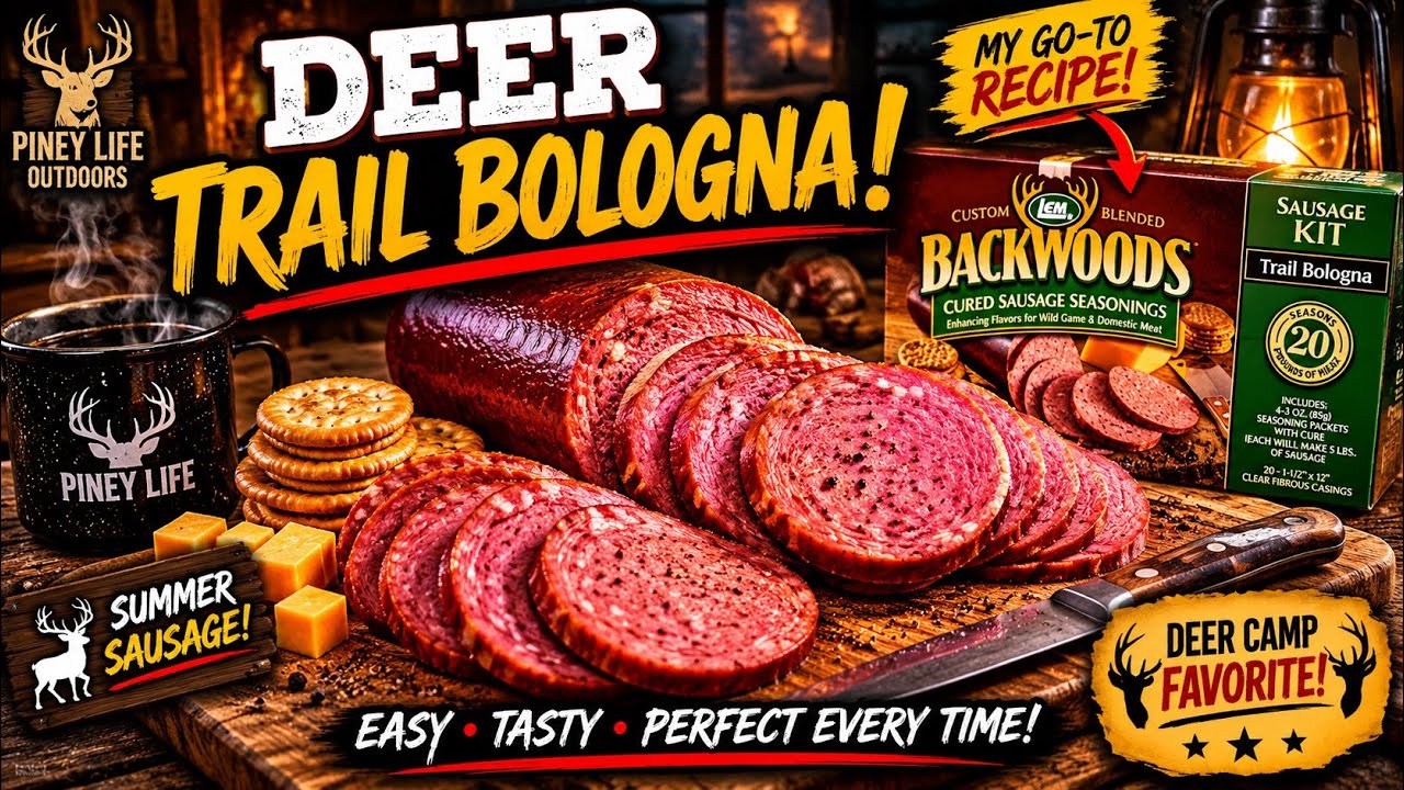 HOW TO MAKE VENISON SUMMER SAUSAGE or TRAIL BOLOGNA. Backwoods trail bologna kit. Start to finish!