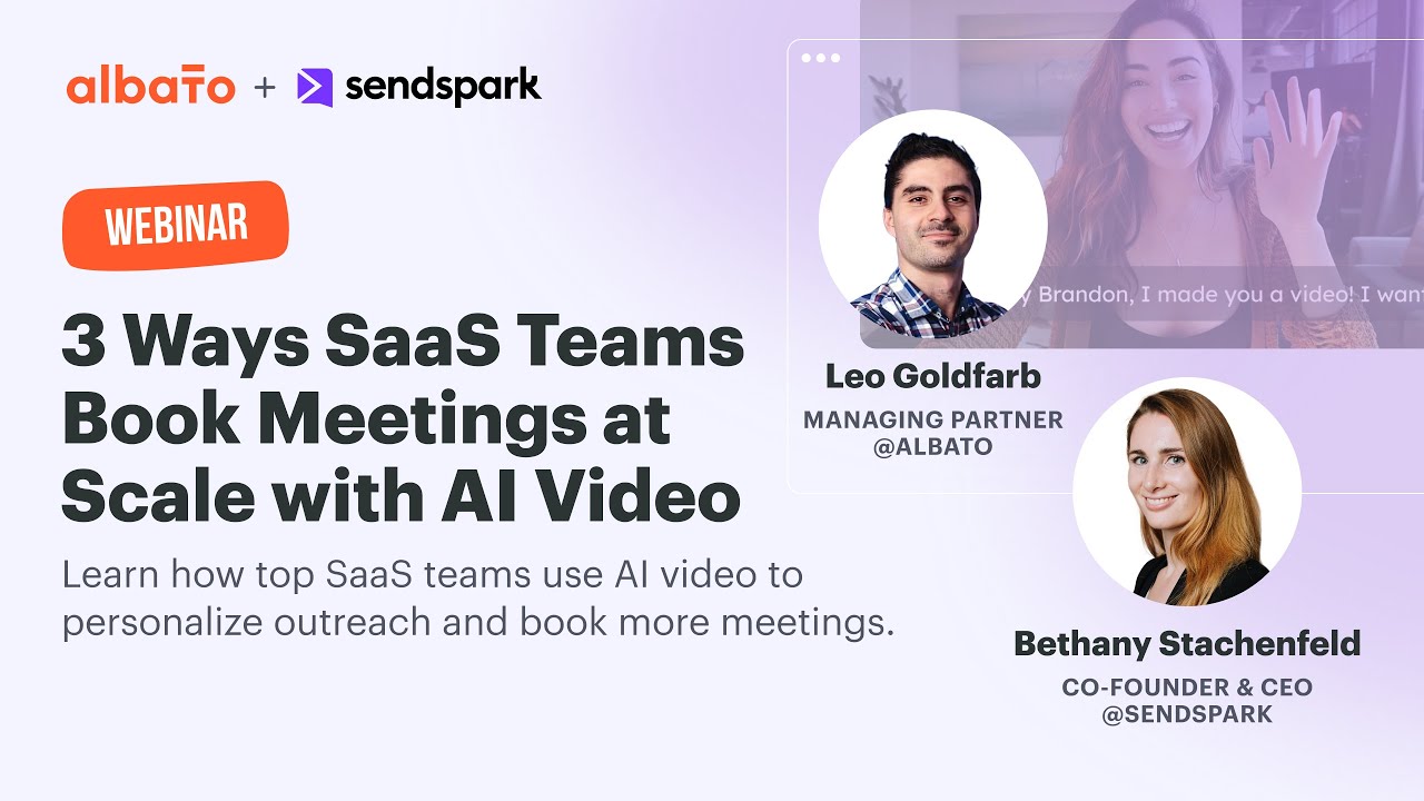 3 Ways SaaS Teams Book Meetings at Scale with AI Video