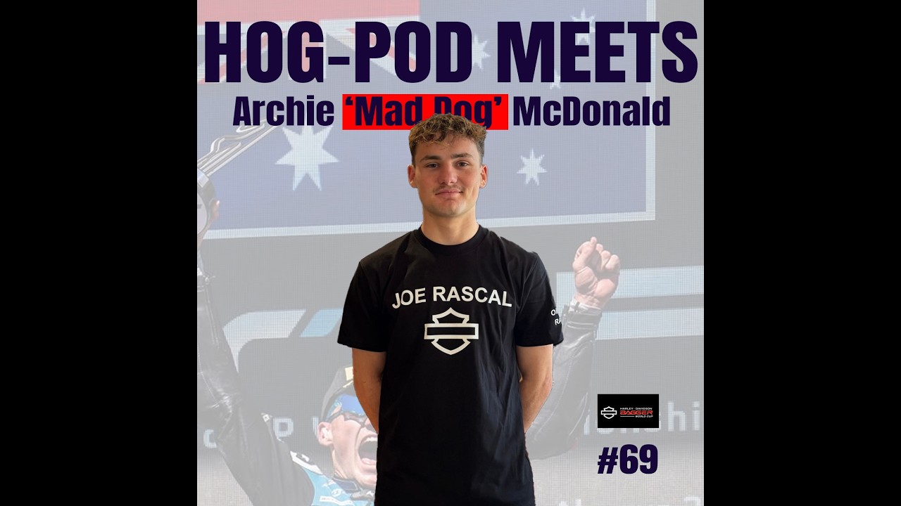 HOG-POD Meets BWC Rider Archie McDonald of Joe Rascal Racing Australia