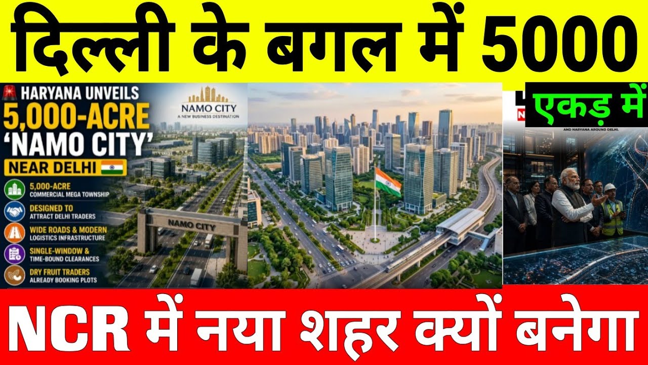 Why Is India Building A 5000 Acre Commercial Township In Delhi NCR Region 