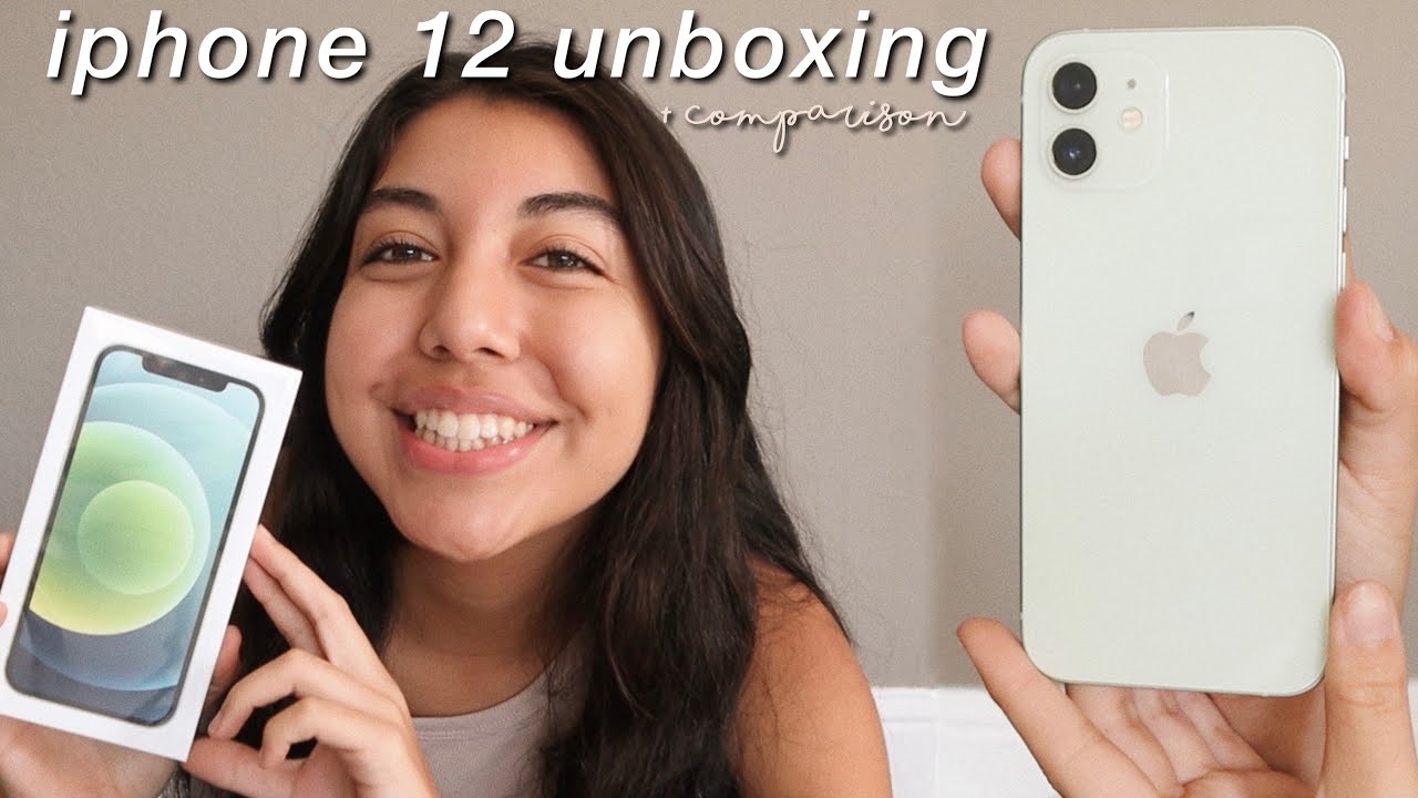 unboxing the new iphone 12! | green/mint, 64gb