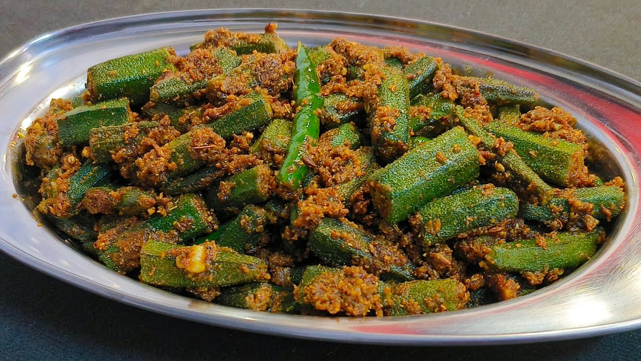 भिंडी बिल्कुल भी चिपचिपी नहीं बनेगी | Perfect Peanut Masala Bhindi Recipe