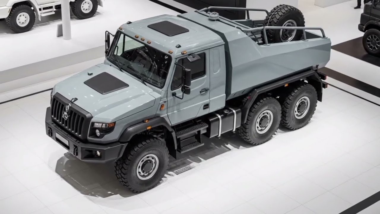 Mercedes-Benz Zetros 6x6 | Gray Off-Road Beast & Expedition Truck