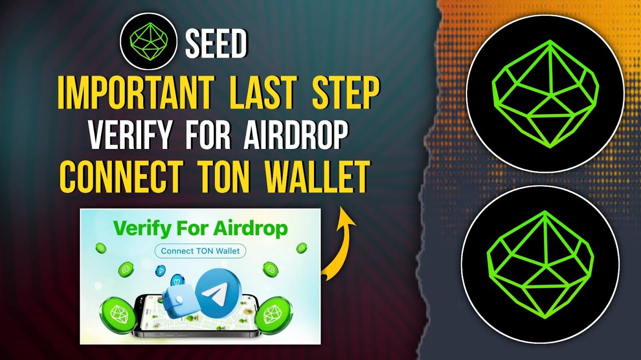SEED Important Last Step | Verify Your Airdrop | Connect Ton Wallet #seed #tonwallet