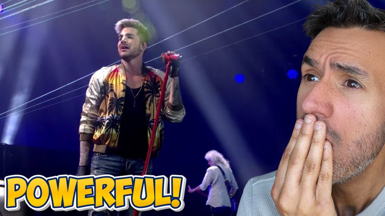 Queen + Adam Lambert - Who Wants To Live Forever (РЕАКЦИЯ) Концерт на фестивале Isle Of Wight 2016