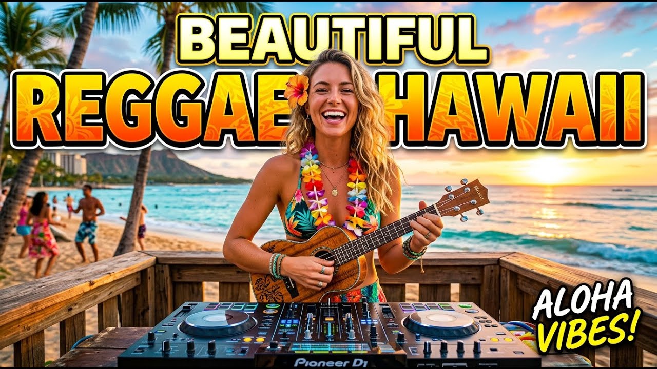 Hawaiian Reggae Paradise 🌊 Calm Island Reggae Music for Chill Nights