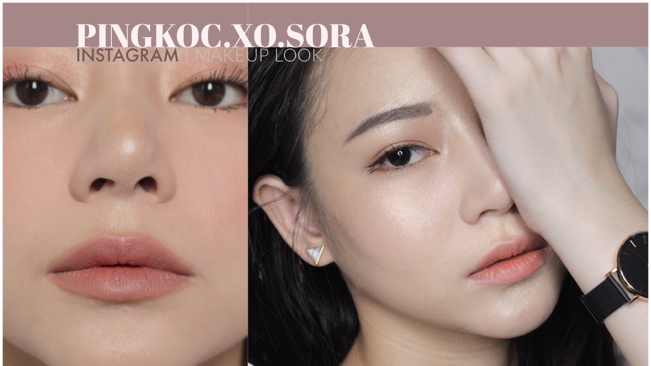 🍊Instagram makeup: everyday look 🕊| PINGKOC.XO.SORA
