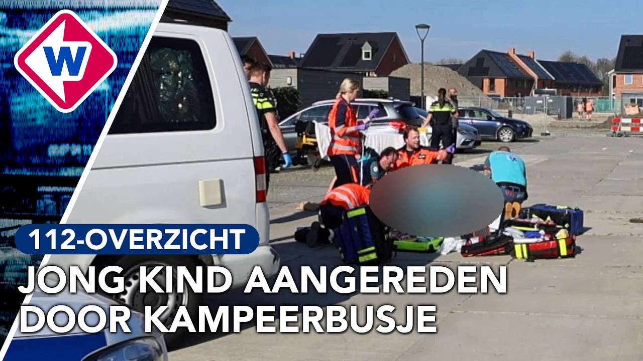 Kleuter overlijdt na aanrijding met busje | 112-overzicht