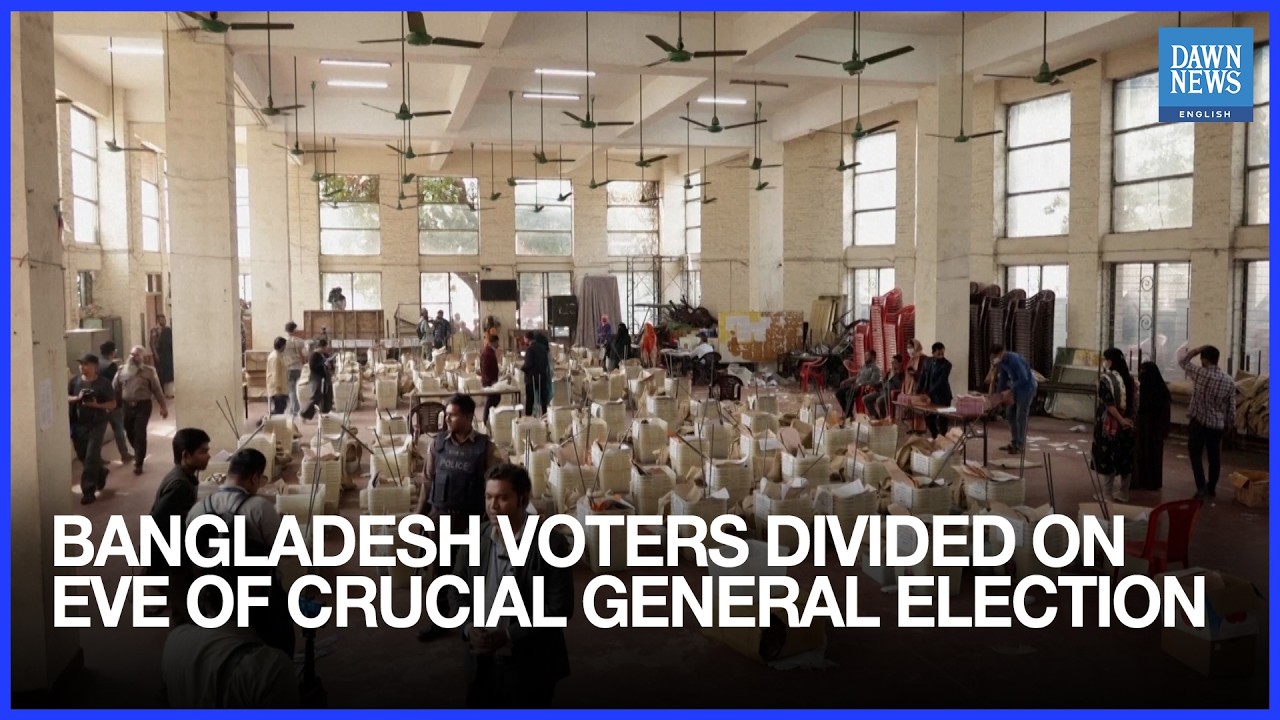 Bangladesh Voters Divided On Eve Of Crucial General Election | Dawn News English