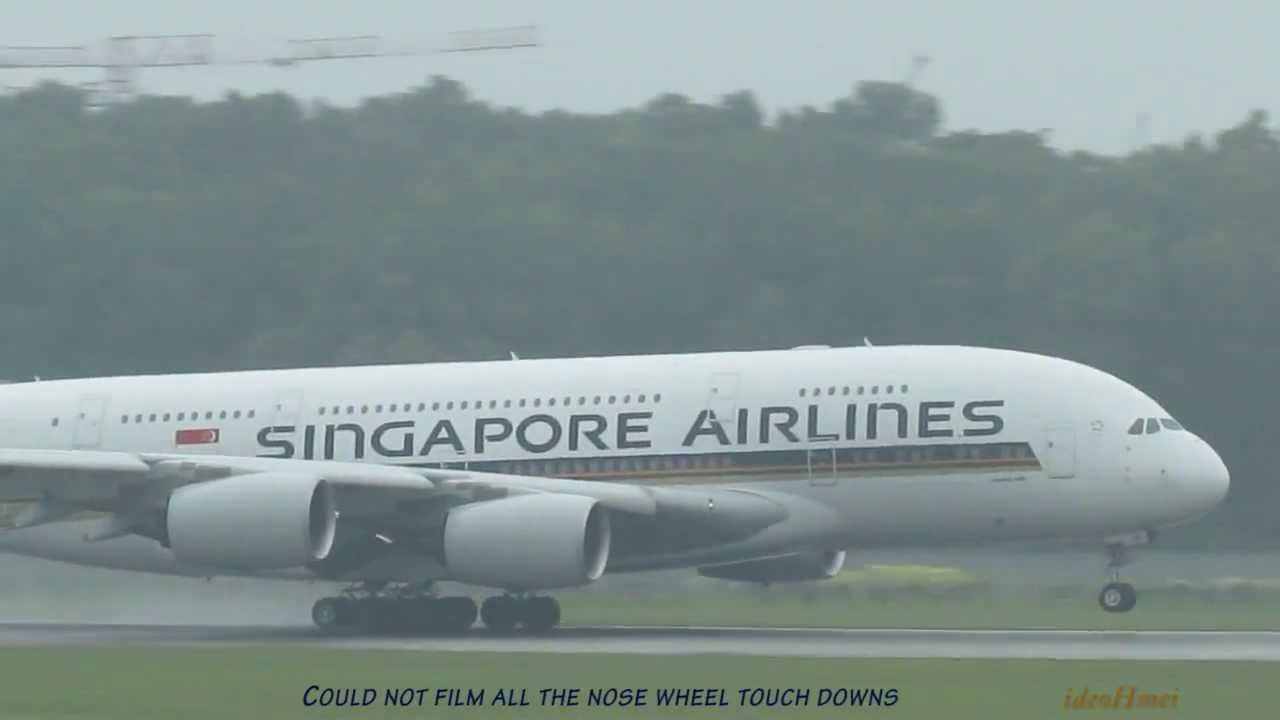Singapore Changi Airport Landings