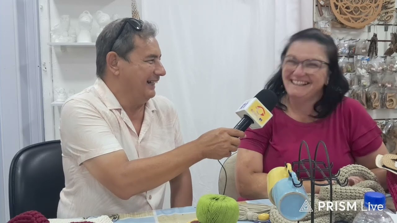 Ao vivo:🔵 Cursos de crochê  na arte da praia!