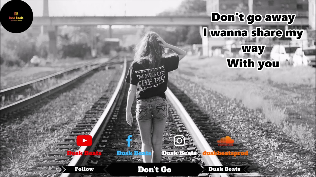 DON'T GO (w/Hook) - Sad Emotional Piano Rap Beat | Sad Type Instrumental with hook