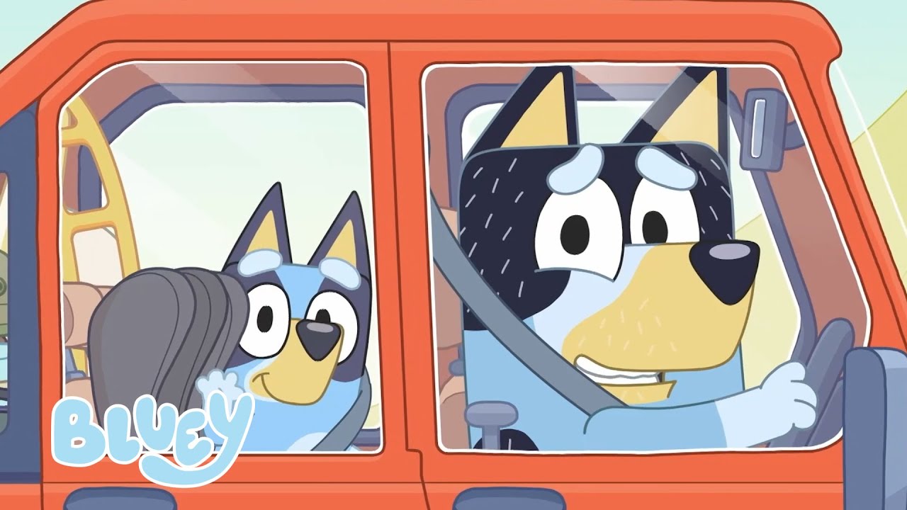 Yolculuk zamanı 🚗 | Yol Gezisi | Bluey T&uuml;rk&ccedil;e Resmi Kanal