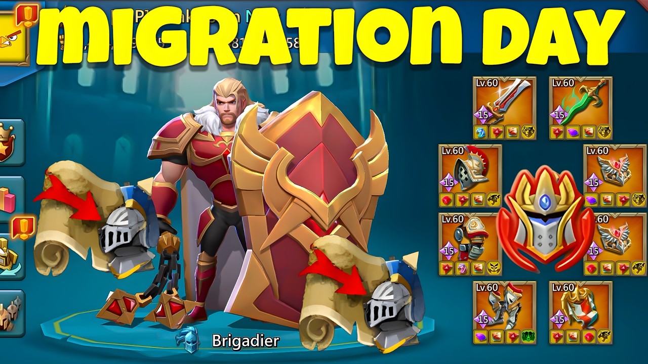 Lords Mobile - Migrations Day! New kingdoms, new victims. How many troops zeroed?
