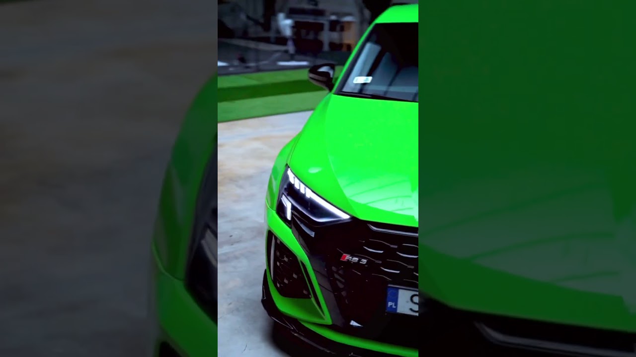 Audi rs3 Showcase reel in kyalami green #audi #audirs3 #audirs3sportback #audirs3sportback