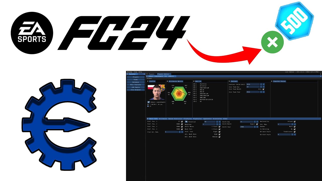 COMMENT UTILISER CHEAT ENGINE SUR FC 24 (D&Eacute;MONSTRATION)