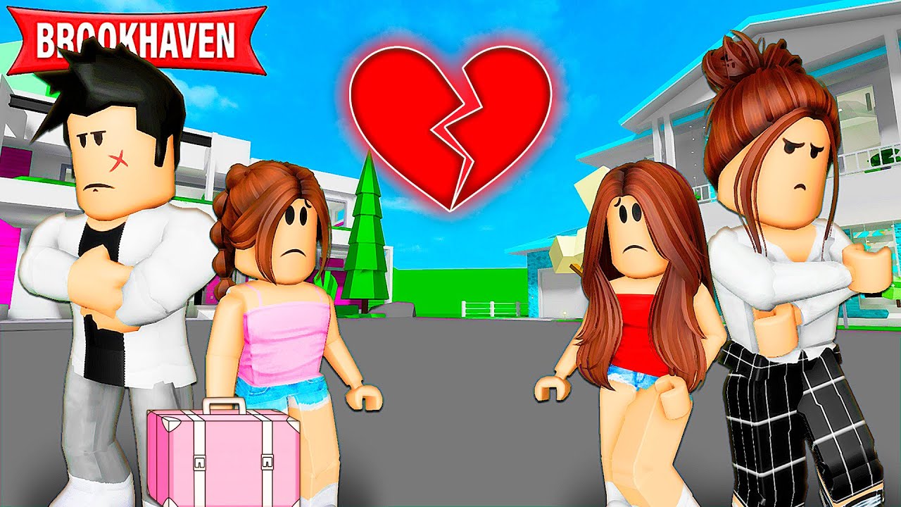 AS IRM&Atilde;S FORAM SEPARADAS PELOS PAIS | Historinhas Brookhaven RP | Roblox