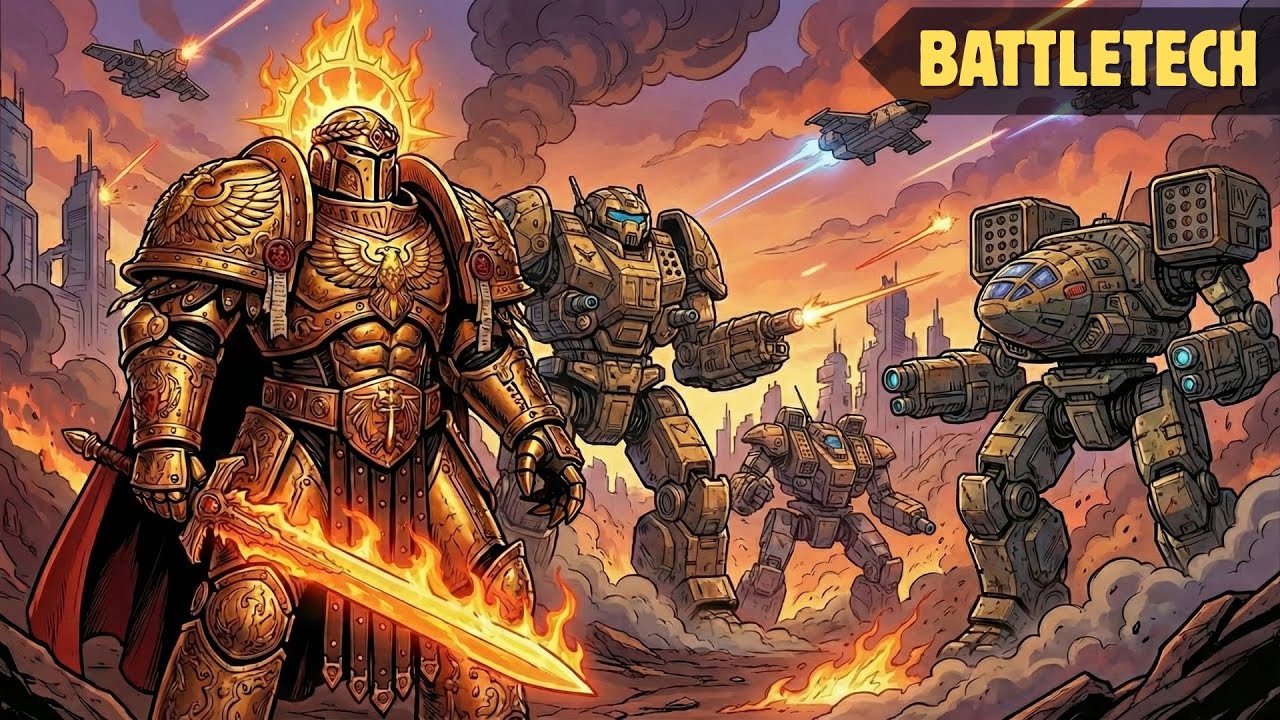 СМОЖЕТ ЛИ ИМПЕРАТОР ЧЕЛОВЕЧЕСТВА ПОБЕДИТЬ BATTLETECH?