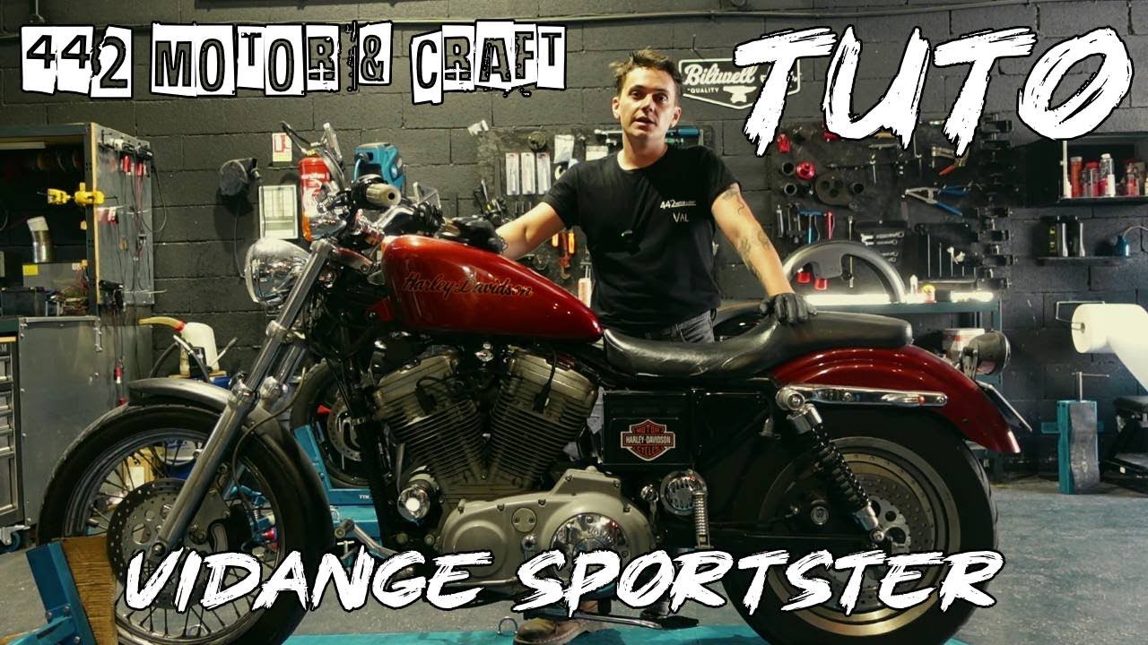 TUTO: VIDANGE D'UN SPORTSTER POUR 50 € (Moteur, primaire/boite)