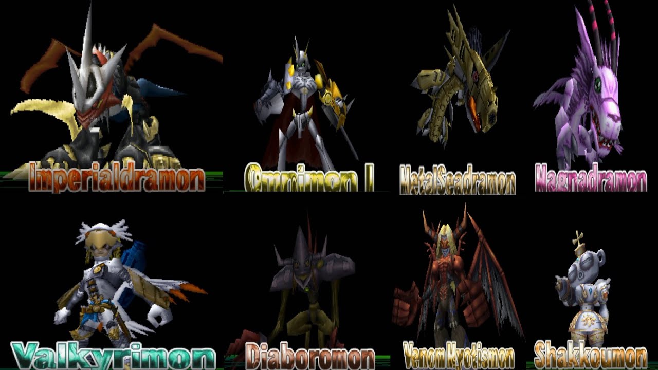 Digimon Digital Card Battle (All Special Fusions)