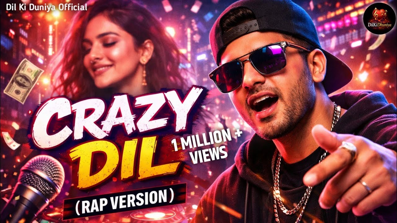 Crazy Dil (Rap Version) 🔥 Hindi Love Rap Song 2026 | Crazy in Love Song Dil Ki Duniya Official