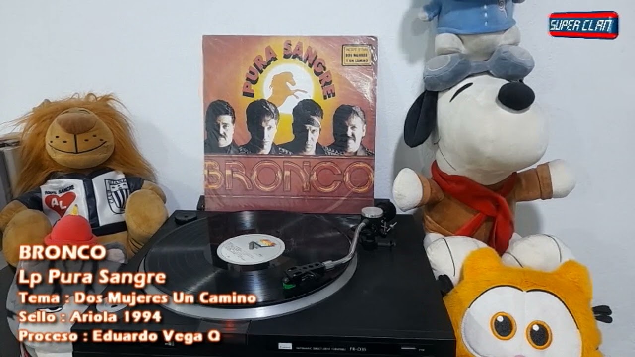 BRONCO - DOS MUJERES UN CAMINO - LP PURA SANGRE - SELLO ARIOLA 1994