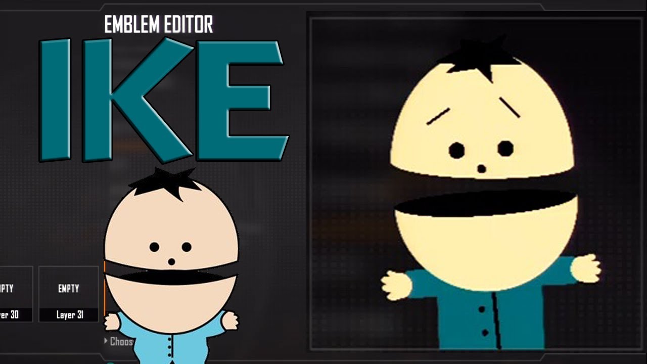 Black Ops 2 - Ike - South Park Emblem Tutorial