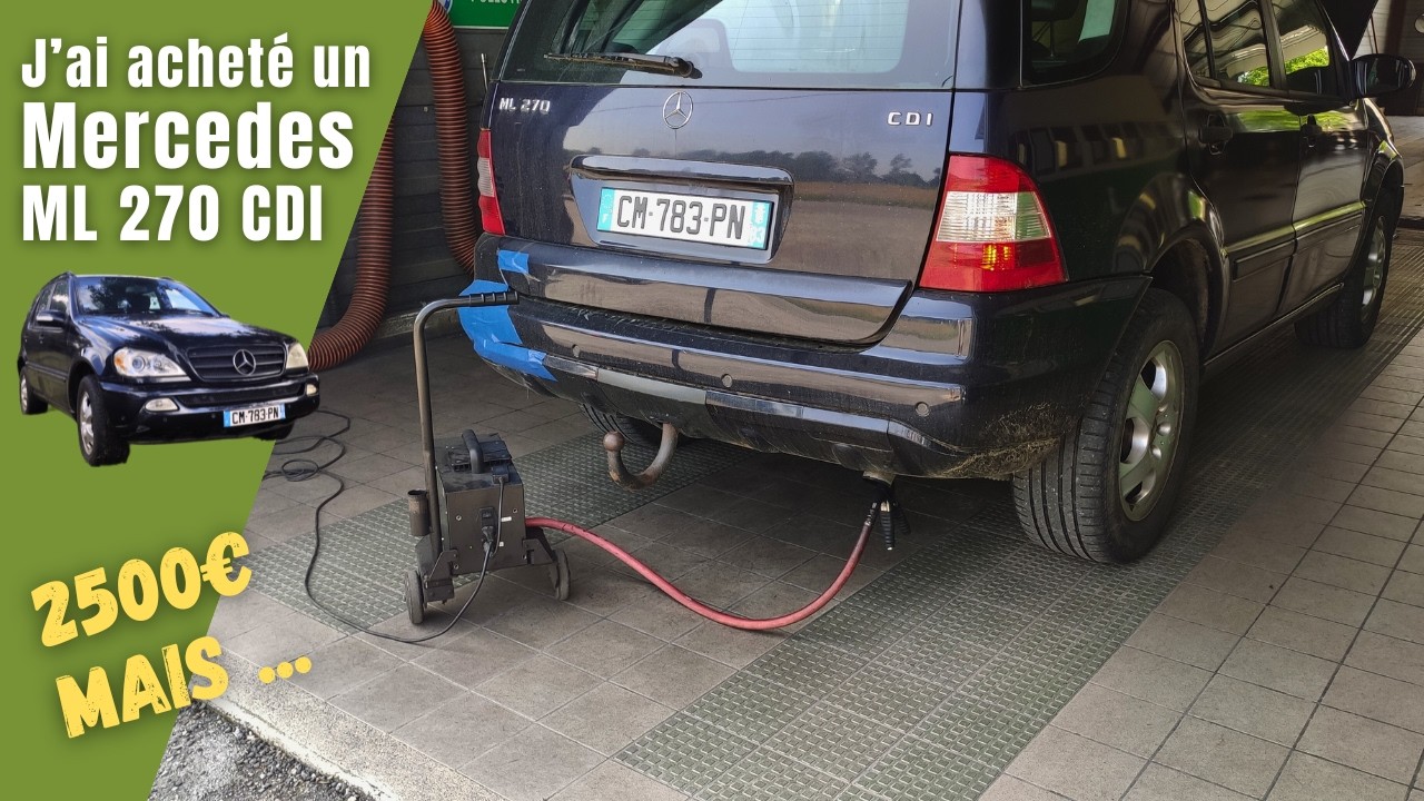 Mercedes ML 270 CDI : de la merguez AGRICOLE à la merguez ROUTIÈRE (mais ça tracte aussi !) - Ep176