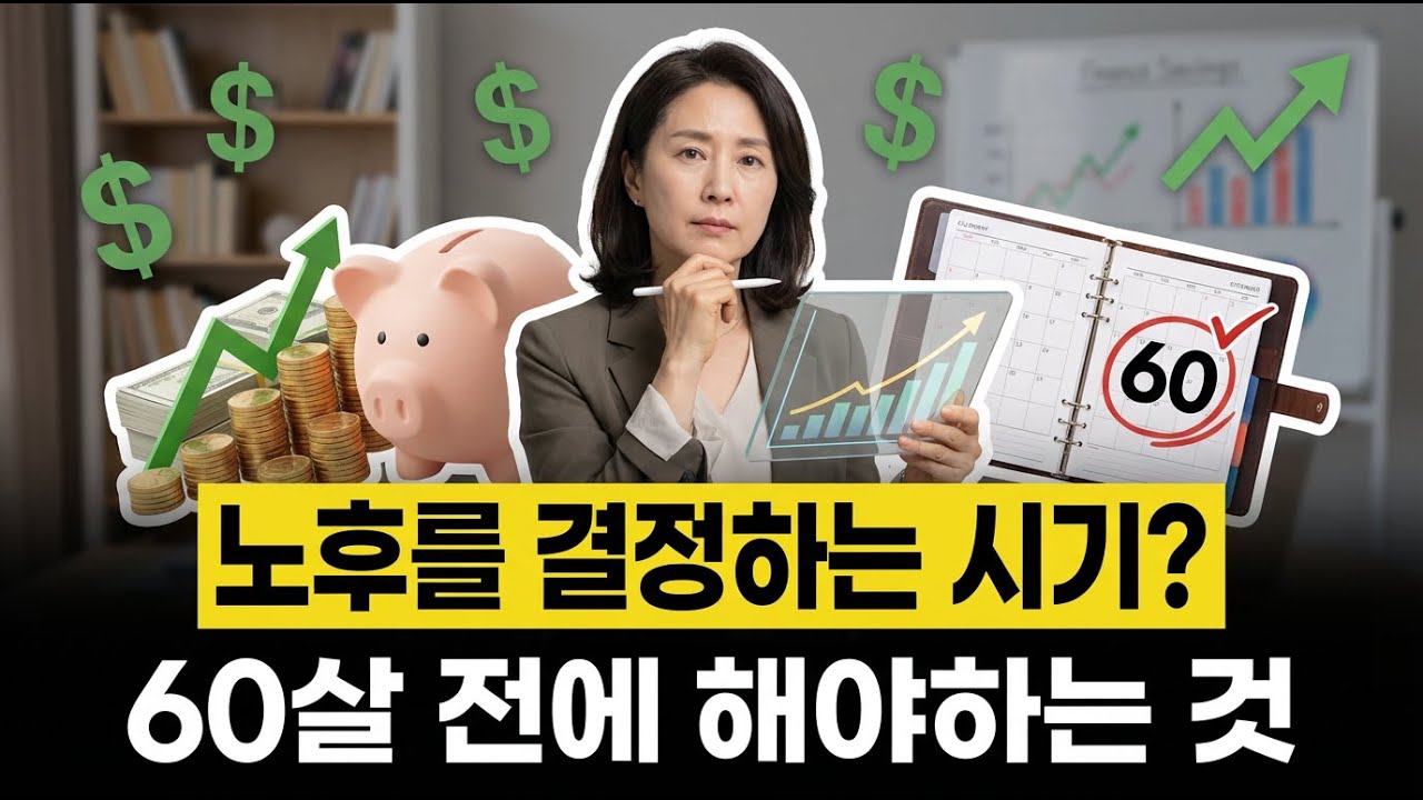 노후를 결정하는 결정적인 시기, 60살전에 꼭 보세요 | 시사 애니메이션