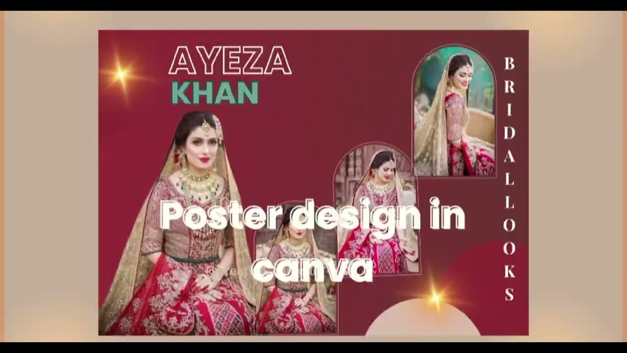 Awesome and unique poster design tutorial in canva
