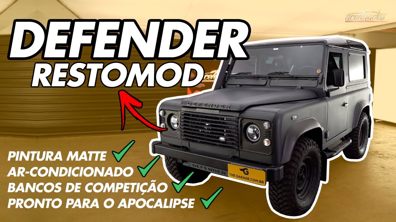 DEFENDER 90 RESTOMOD: prontinho para o apocalipse! O que ele tem de diferente? - Especial #368
