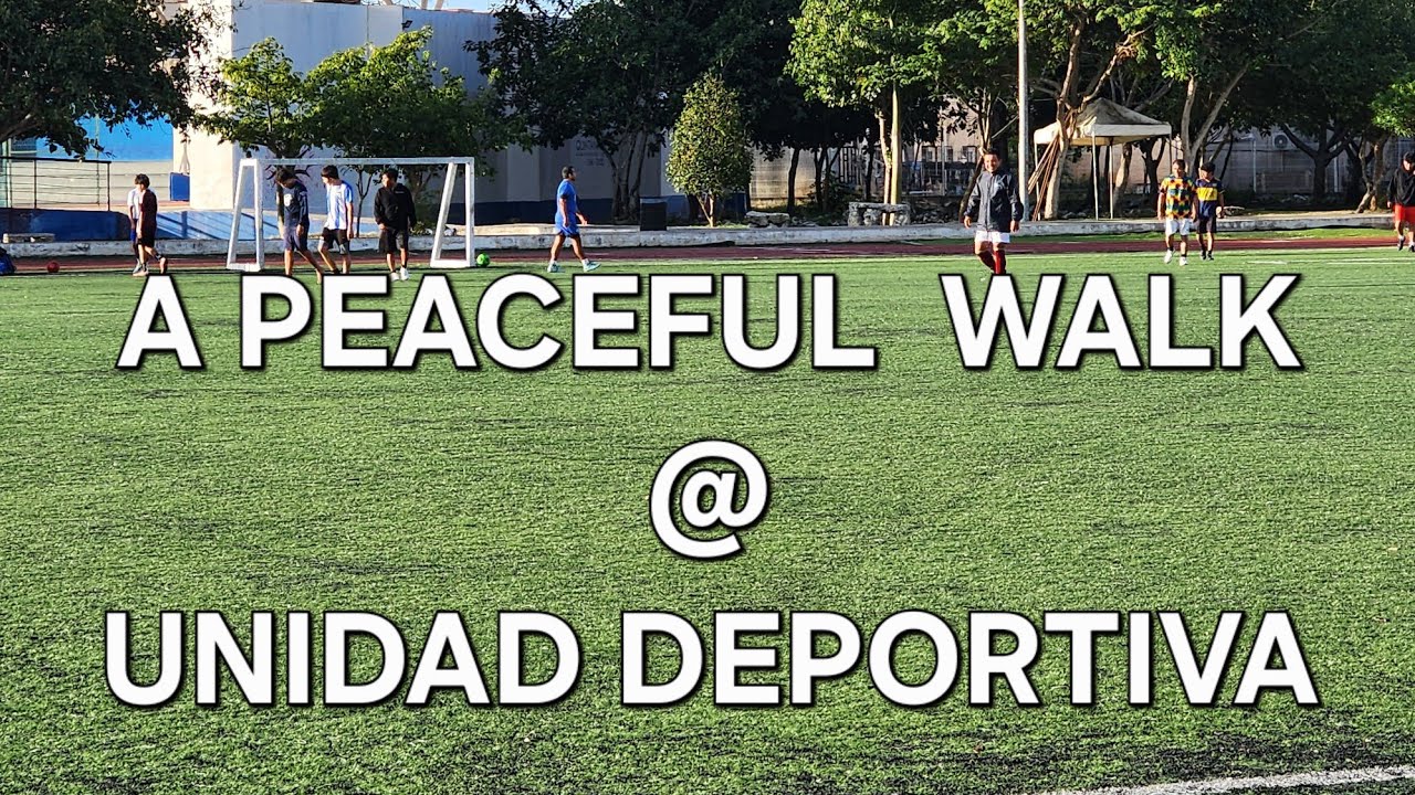 Morning Walk Through the UNIDAD DEPORTIVA México | 4K POV Experience/@Kenyamex612