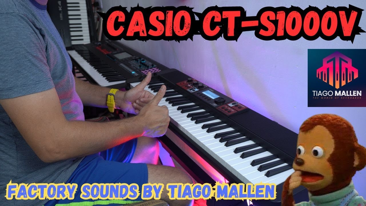 CASIO CT-S1000V (FACTORY SOUNDS) by TIAGO MALLEN @casiomusicgear @CasioTecladosLatinoAmerica #casio