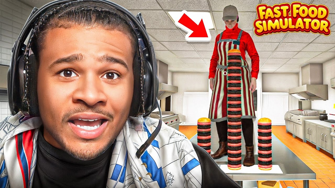Fanum Plays Fast Food Simulator😂