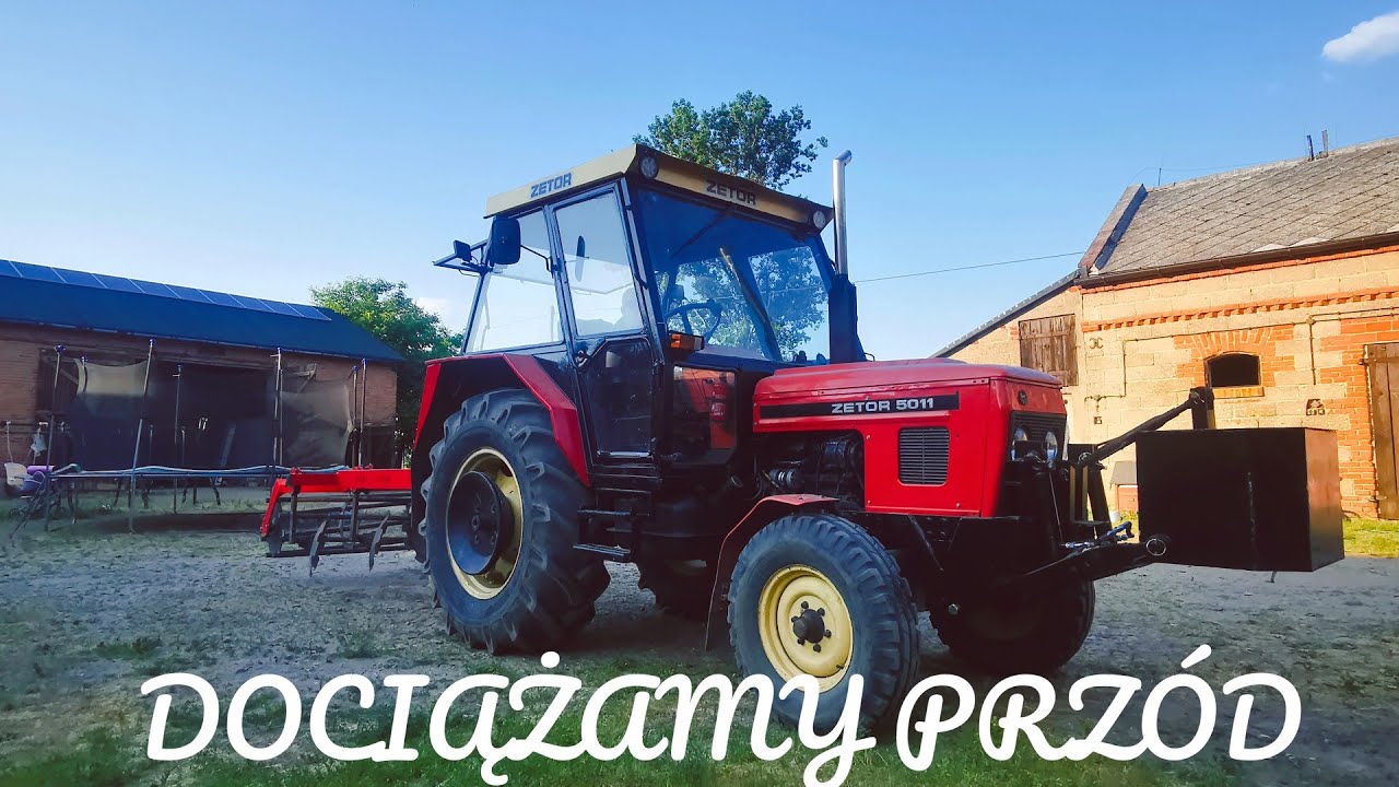Przedni Tuz gotowy i działa!!! Obciążnik w górę ! ZETOR 5011