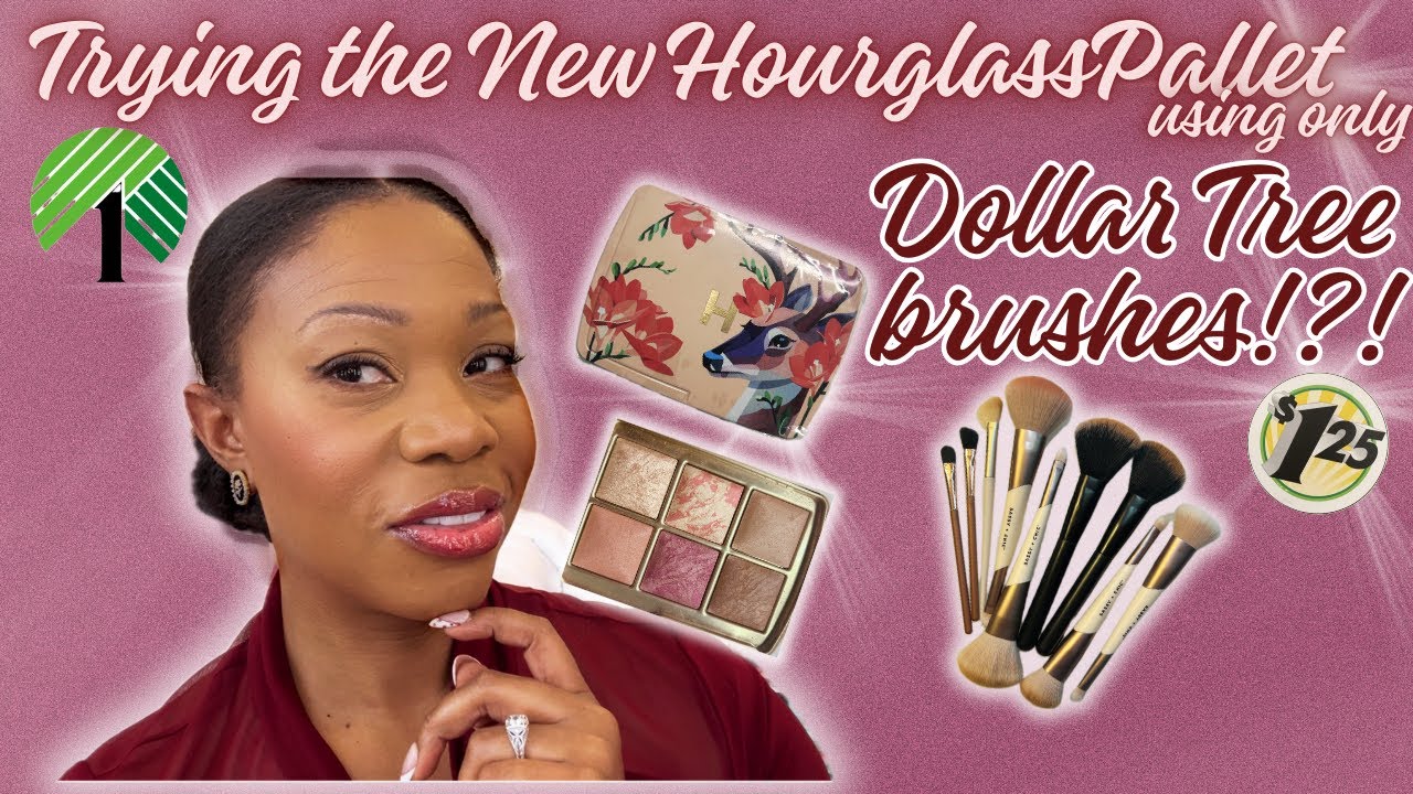 New Hourglass Pallet vs Dollar Tree Brushes…who wins?!? 