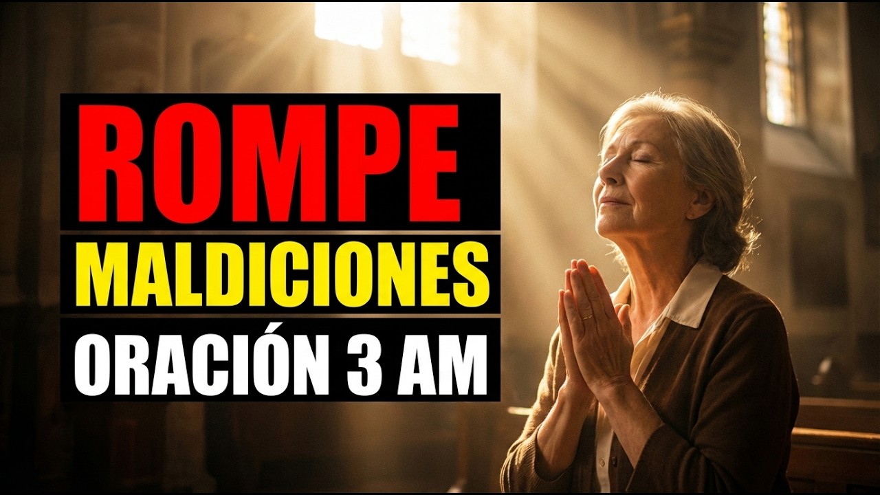 Rompe las maldiciones generacionales con esta oración de las 3 AM