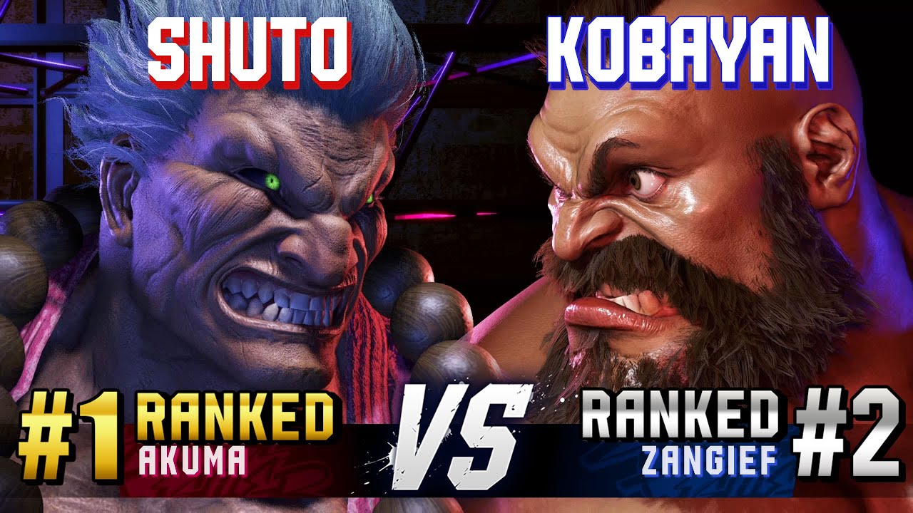 SF6 ▰ SHUTO (#1 Ranked Akuma) vs KOBAYAN (#2 Ranked Zangief) ▰ High Level Gameplay