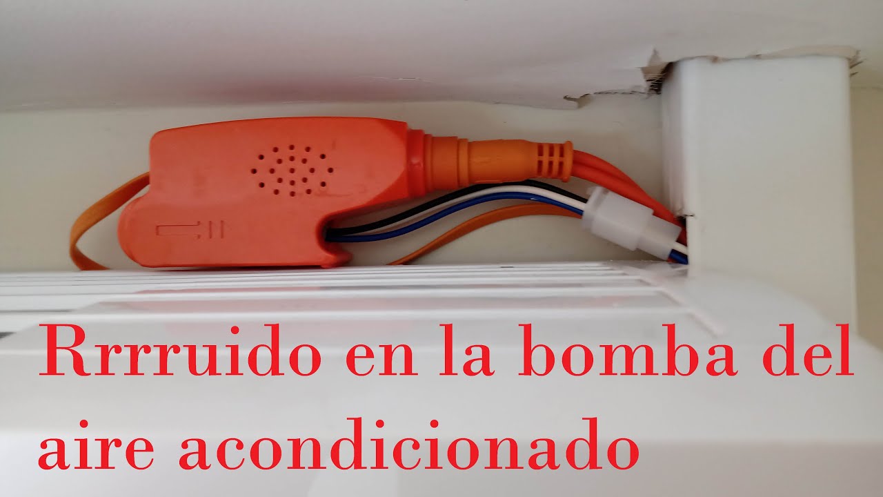 RUIDO EN BOMBA DE CONDENSADOS DE AIRE ACONDICONADO