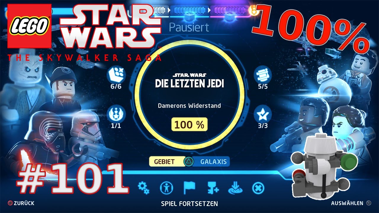 LEGO Star Wars The Skywalker Saga #101  Damerons Widerstand 💎100% |No Commentary|