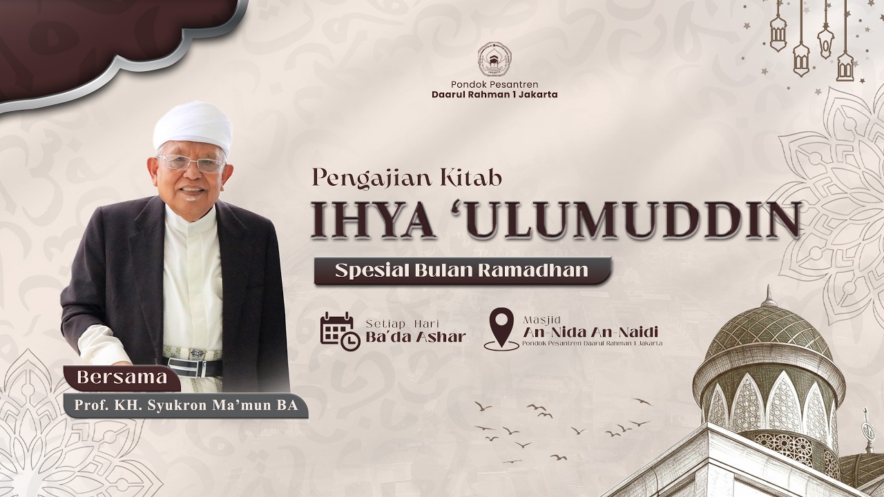🔴Live ! Ba'da Ashar | KAJIAN SPESIAL RAMADHAN Bersama Prof KH. Syukron Ma'mun BA.(28 Februari 2026)