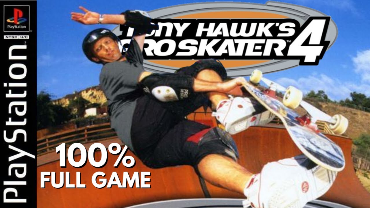 TONY HAWK'S PRO SKATER 4 | Полная игра (Геймплей версии для PS1)