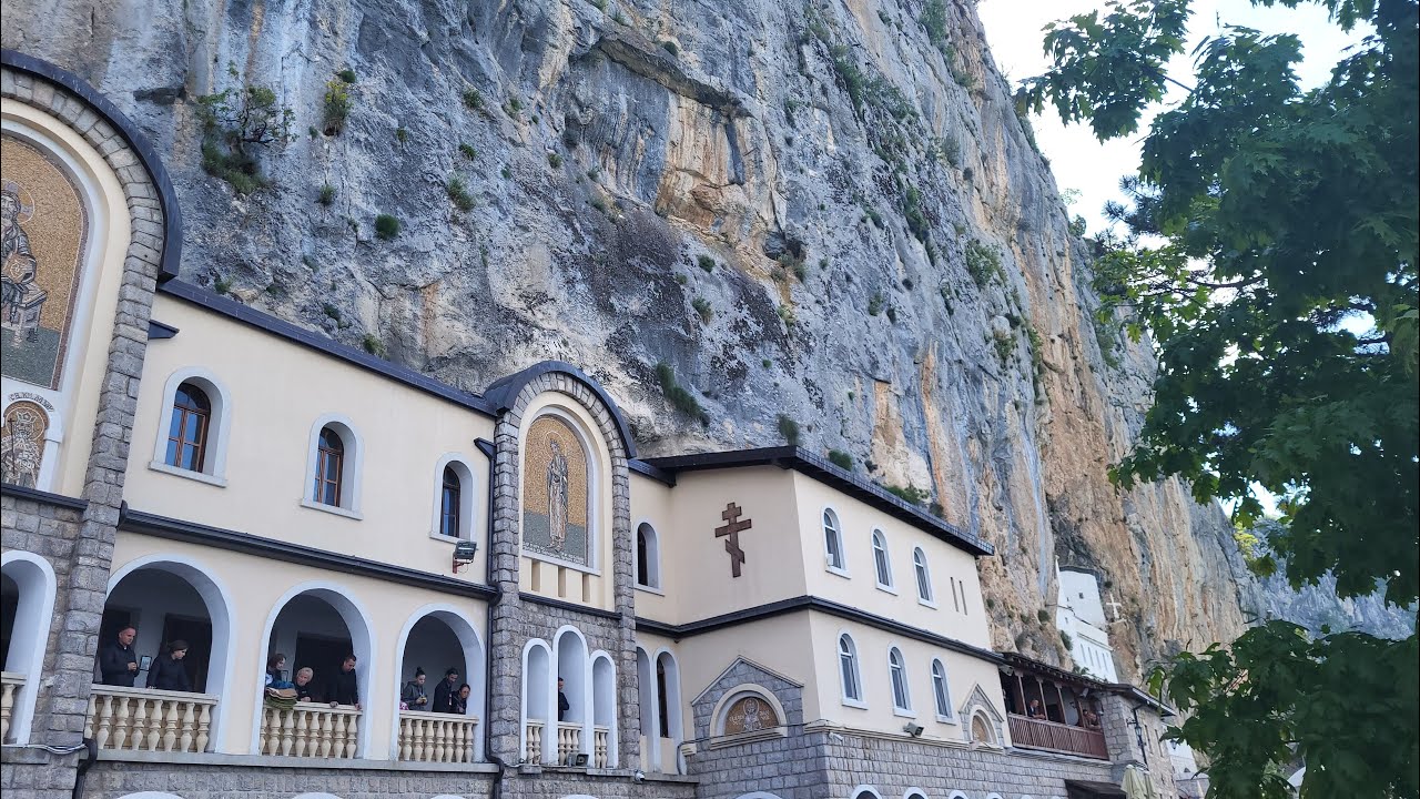 🛤 Manastir Ostrog ⛪Sv. Vasilije Ostroški 2024 🛤 4K