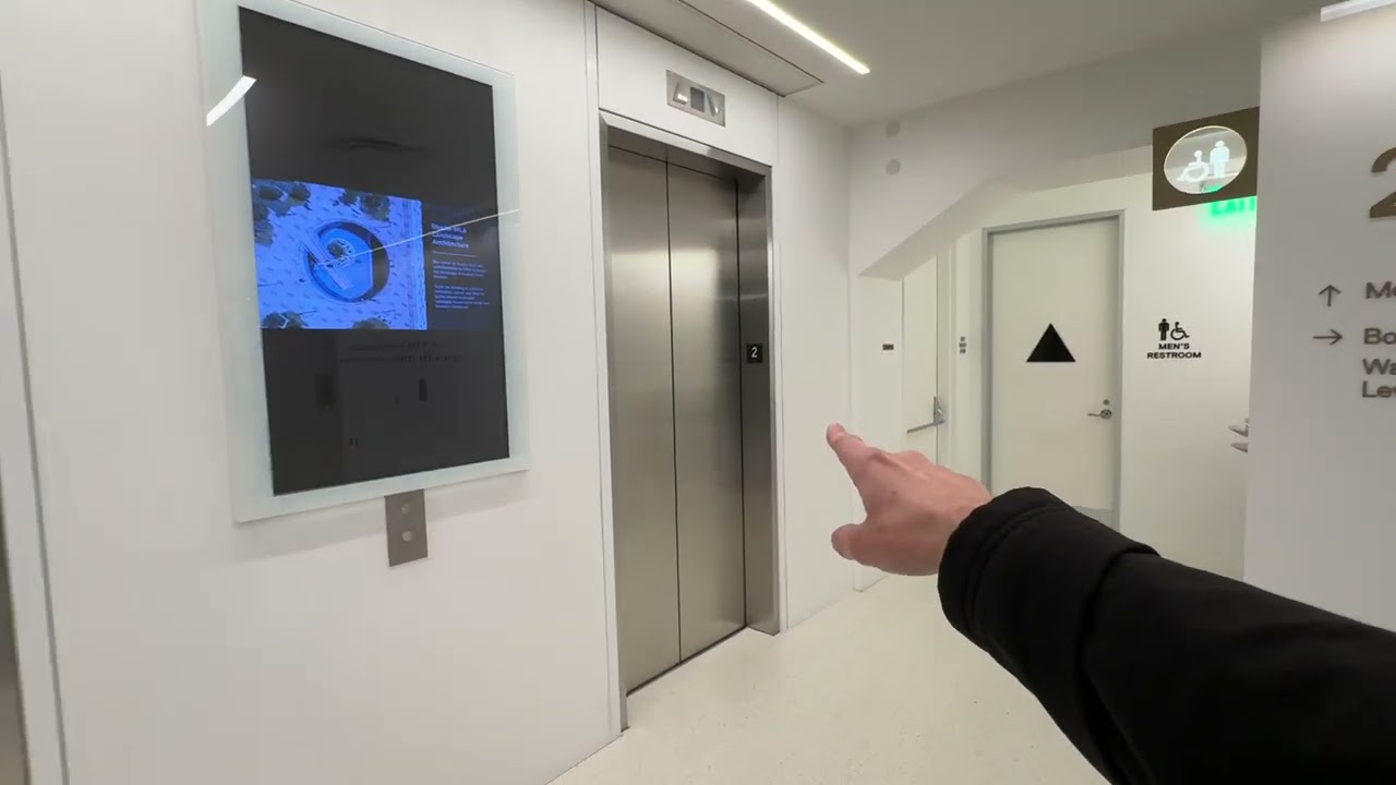 Riding the Audrey Irmas Pavilion Elevators in Los Angeles, CA